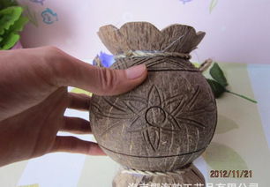 海南椰壳工艺品 椰雕笔筒的价格、厂家与日用品赏析