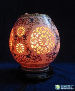供应陶瓷花瓶 喜马拉雅天然水晶盐灯-红花玉壶春_礼品、工艺品、饰品_世界工厂网中国产品信息库